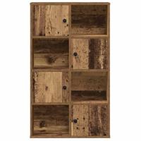 Boekenkast 60x24x101,5 cm bewerkt hout oud houtkleurig - thumbnail