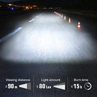 Sigma AURA 80 FL / Blaze Set Fietsverlichtingsset LED werkt op een accu Zwart - thumbnail