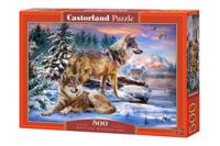 Castorland legpuzzel wolfish wonderland, 500st. - thumbnail