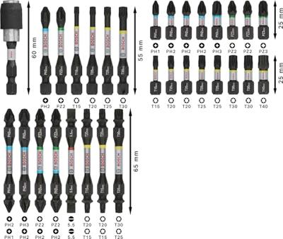 Bosch Accessoires PRO Impact Screwdriver Bit Set | 31 pcs - 2608521U72