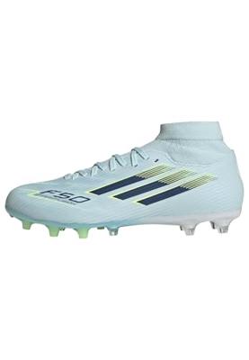 adidas F50 Sparkfusion League Gras / Kunstgras Voetbalschoenen (MG) Dames Lichtblauw Donkerblauw Neongeel