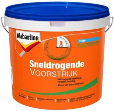 Alabastine voorstrijk sneldrogend transp 2,5l Alabastine Versluis VEBA - Veba Alabastine voorstrijk sneldrogend transp 2,5l Alabastine Versluis VEBA - Veba