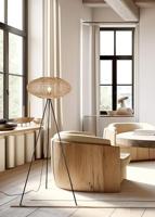 Vloerlamp Hedda mat zwart Excl. 1 x E27 4W - thumbnail