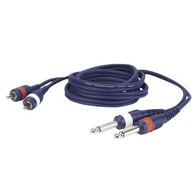 DAP FL23 - 2 RCA Male > 2 mono Jack 3 meter
