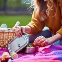 Black+Blum Lunch Box Small - 175x130x50mm - Oranje - thumbnail