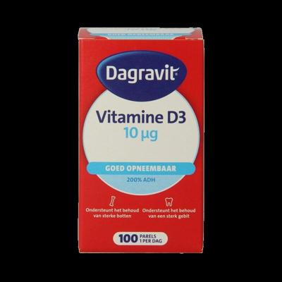 Dagravit Vitamine D 10 mcg Parels