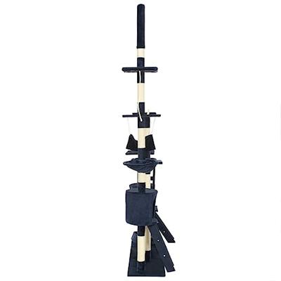 Kattenkrabpaal met sisal krabpalen 230-250 cm blauw Kattenkrabpaal met sisal krabpalen 230-250 cm blauw