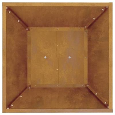 VidaXL Pilaar plantenbak zilver 40 x 40 x 100 cm VidaXL Pilaar plantenbak zilver 40 x 40 x 100 cm