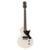 Epiphone Billie Joe Armstrong Les Paul Junior Classic White elektrische signature gitaar met koffer - thumbnail