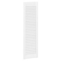 Kastdeuren louvredesign 4 st 99x29,5 cm wit - thumbnail