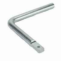 GB kruk voor boerenklinkstel gezet standaard deurdikte 40mm verzinkt | 1 stuk - 17270422 - thumbnail