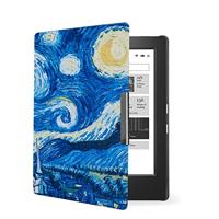 Lunso - Kobo Aura H2o edition 1 hoes (6.8 inch) - sleep cover - Van Gogh Sterrennacht - thumbnail