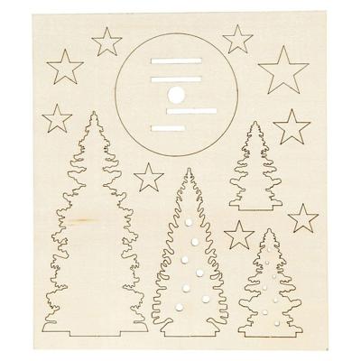 Creativ Company Maak en versier je houten kerstbomen