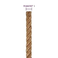 VidaXL Touw 100 m lang 8 mm dik jute - thumbnail