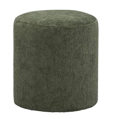 Hocker Wenen - groen - 40xØ37 cm