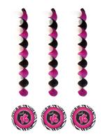 Spiraalhangers Sweet 16 - 3 stuks - thumbnail