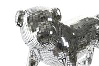 Decoratieve figuren DKD Home Decor Engels 45,5 x 21,5 x 25 cm Spiegel Zilverkleurig Hond - thumbnail