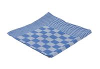 Theedoek blok marine ca 65x65cm blauw - thumbnail