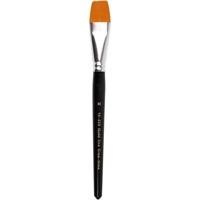 Creativ Company Gold line penselen, afm 20, l: 21 cm, b: 24 mm, plat, 6 stuk/ 1 doos Creativ Company Gold line penselen, afm 20, l: 21 cm, b: 24 mm, plat, 6 stuk/ 1 doos