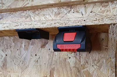 StealthMounts BM-BO18-BLU-6 Accuhouder voor Bosch 18V pro | Blauw | 6-pack - BM-BO18-BLU-6