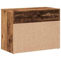 VidaXL Schoenenbank 60x30x45 cm bewerkt hout oud houtkleurig - thumbnail