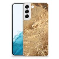 Samsung Galaxy S22 Plus | TPU | Siliconen hoesje | Marmer Creme - thumbnail