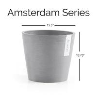 Ecopots Amsterdam Grijs Ø40 x H35 cm - thumbnail