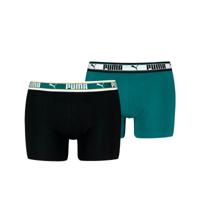 Puma Boxershorts Dual Logo 2-pack Sea Green-XL - thumbnail