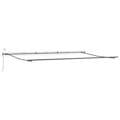 Automatische Inklapbare Luifel met LED Multicolour Stripes 600x300 cm