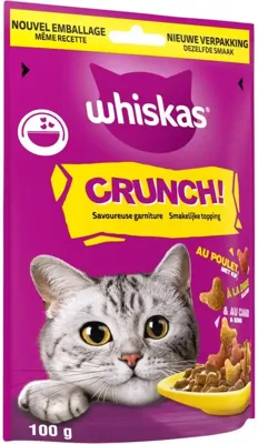 Whiskas Crunch kattensnacks Per 12