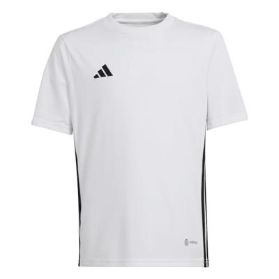 adidas Tabela 23 Voetbalshirt Kids Wit Zwart adidas Tabela 23 Voetbalshirt Kids Wit Zwart