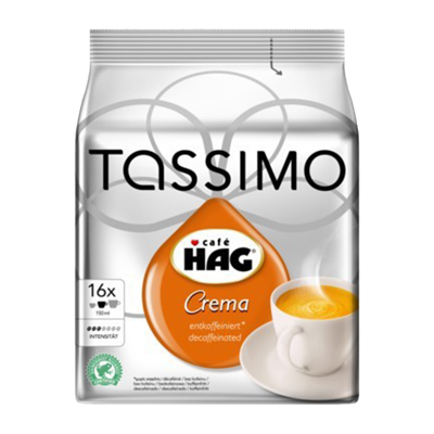 Tassimo - Café HAG Crema decaf - 16 T-Discs