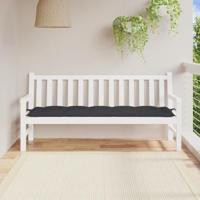 VidaXL Tuinbankkussen 180x50x7 cm oxford stof zwart - thumbnail