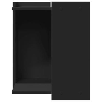 VidaXL Kattenbakkast 42x42x51 cm bewerkt hout zwart