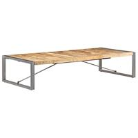 Salontafel 180x90x40 cm ruw mangohout - thumbnail