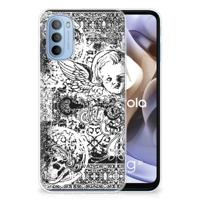 Silicone Back Case Motorola Moto G31 | G41 Skulls Angel - thumbnail