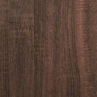 Bedframe zonder matras 150x200 cm spaanplaat bruin eiken - thumbnail