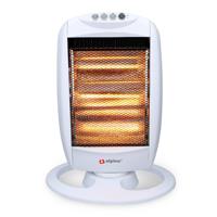 Alpina Elektrische Kachel 1200W Draagbare Halogeen Heater met 3 Warmtestanden 25x9x38 cm Wit - thumbnail