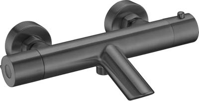 Saqu Eurotrend badkraan thermostatisch gunmetal