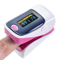 Vinger puls Oximetrie monitor verwijst naar Pulse Oximeter hartslag meter (roze) - thumbnail