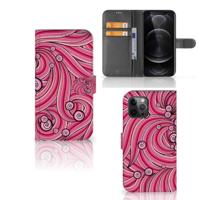 Apple iPhone 12 Pro Max Hoesje Swirl Pink - thumbnail