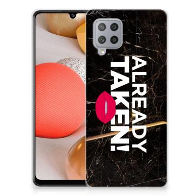 Samsung Galaxy A42 | Siliconen hoesje | met naam Already Taken Black
