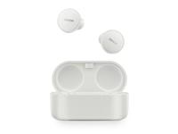 Denon PerL Pro True draadloze oordopjes, gepersonaliseerd geluidsprofiel, ruisonderdrukkende oordopjes, waterbestendige oortelefoons, met ingebouwde microfoons en lange batterijduur - wit - thumbnail
