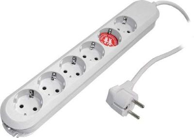 Bachmann 381.248K Stekkerdoos 6-voudig Wit Randaarde stekker 1 stuk(s)