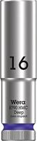 Wera 8790 HMC Deep Hand- en Machinedop met 1/2"-aandrijving, 16 x 83 mm - 05004556001 - thumbnail