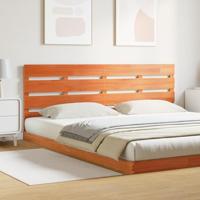 Hoofdbord Wasbruin 200.5 x 3 x 80 cm Massief grenenhout - thumbnail