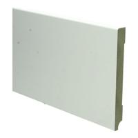 MDF Moderne plint 150x15 voorgelakt RAL9010 - lengte 240cm - thumbnail