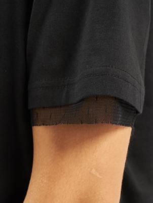 Urban Classics / t-shirt Boxy Lace in zwart Urban Classics / t-shirt Boxy Lace in zwart