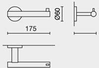 Zack Scala Toiletrolhouder 13X18X6.5cm Spiegelglans RVS 40050 - thumbnail