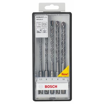 Bosch Accessories 2607019929 Carbide Hamerboorset 5-delig 5.5 mm, 6 mm, 7 mm, 8 mm, 10 mm SDS-Plus 1 set(s) Bosch Accessories 2607019929 Carbide Hamerboorset 5-delig 5.5 mm, 6 mm, 7 mm, 8 mm, 10 mm SDS-Plus 1 set(s)